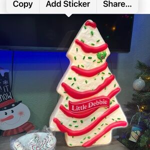 Little Debbie Christmas Tree Display
